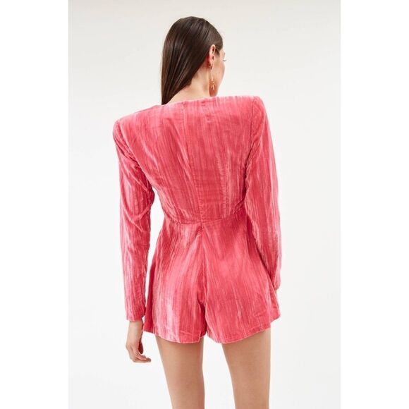 NWT Rotate Adelina Velvet Playsuit - Picture 8 of 14